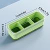 New 3-grid Ice Tray Making Mold for Household Ice Tray Reusable Ice Maker Storage Box with Lid Frozen Cubes