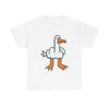 Funny Angry Goose T-Shirt | Sarcastic Cartoon Bird Tee for Goose Lovers