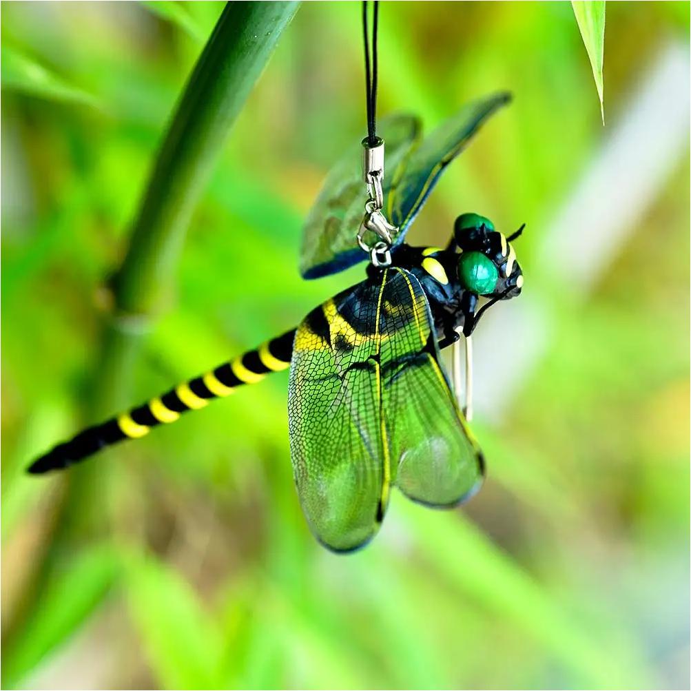 12cm Simulation Dragonfly Outdoor Mosquito Repellent Insect Model Garden Hanging Ornaments