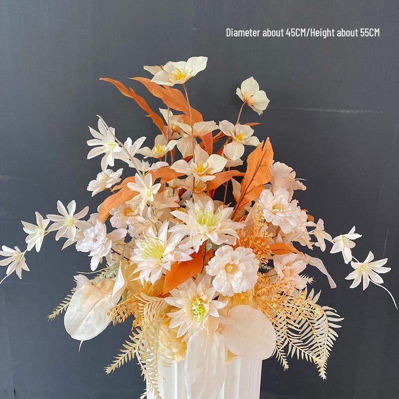 Artificial Wedding Venue Floral Decor for Aisle, Stage, and Reception