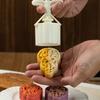 Cultural Autumn Festival Moon Cake Hand Press Molds With Gourd Shape DIY Baking Tool For Kitchen Artistries
