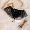 Offener Schritt Netz Spitzen Höschen Niedrige Taille T-Rücken Slips Spitze Netz Damen Tanga Damen