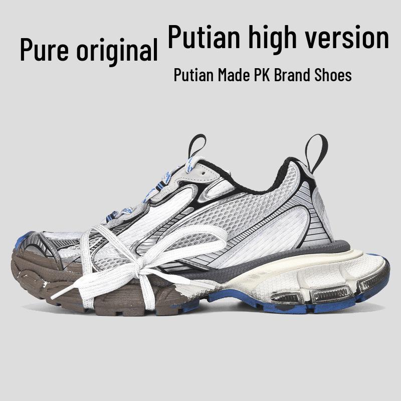 Putian Paris 9th Gen 3XL Trendy Women's Casual Shoes & 10th Gen Men's Couple Style Dad Sneakers