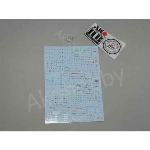 Face Parts & Decal Set for RG RX-78-2 Gundam Ver. 2.0 Modification Parts, 1/144 Ver. 2.0 Modification G-3 Gundam, G-3 RX-78-3 Weapon Set, Detail-up Fo