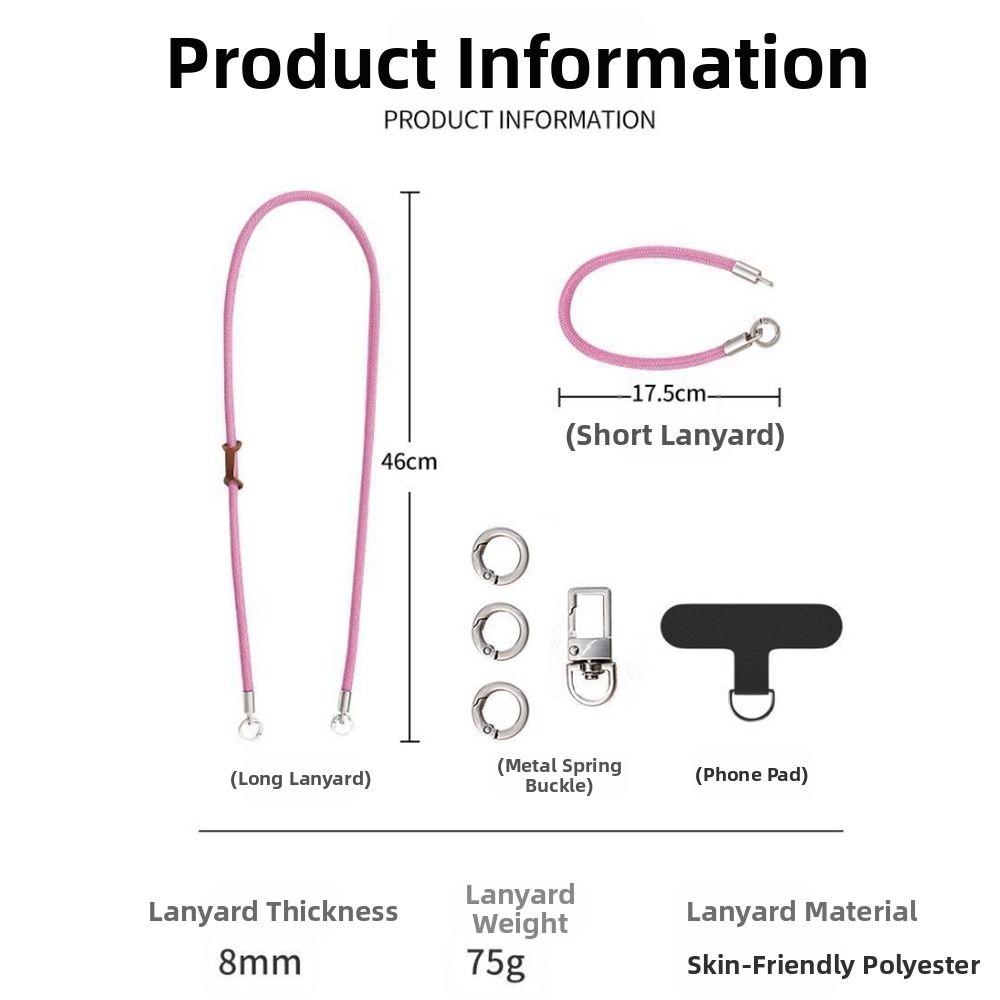 Anti-lost Mobile Phone Anti-lost Rope Adjustable Long Chain Neck Straps Outdoor Use