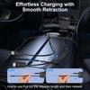 4 Port Car Charger with Super Fast Charging 45W Vehicle Socket Adapter and Voltage Display for Smartphones Tablets