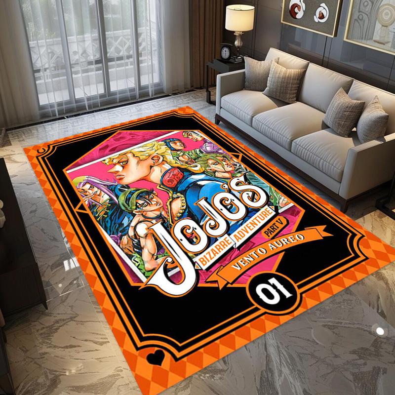 JoJo's Bizarre Adventure: Epic Characters Vibrant Art carpet Living room and bedroom mats printing Christmas gifts Fashion Art