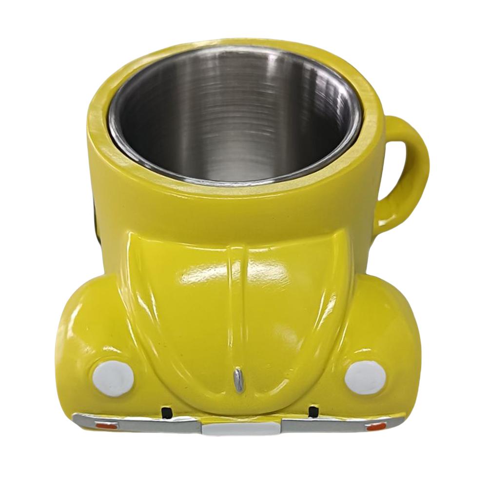 Beetle Shaped Creative Coffee Mug Heat Resist Funny Coffee Cup Large Capacity Handmade Decoration Cup for Home Kitchen