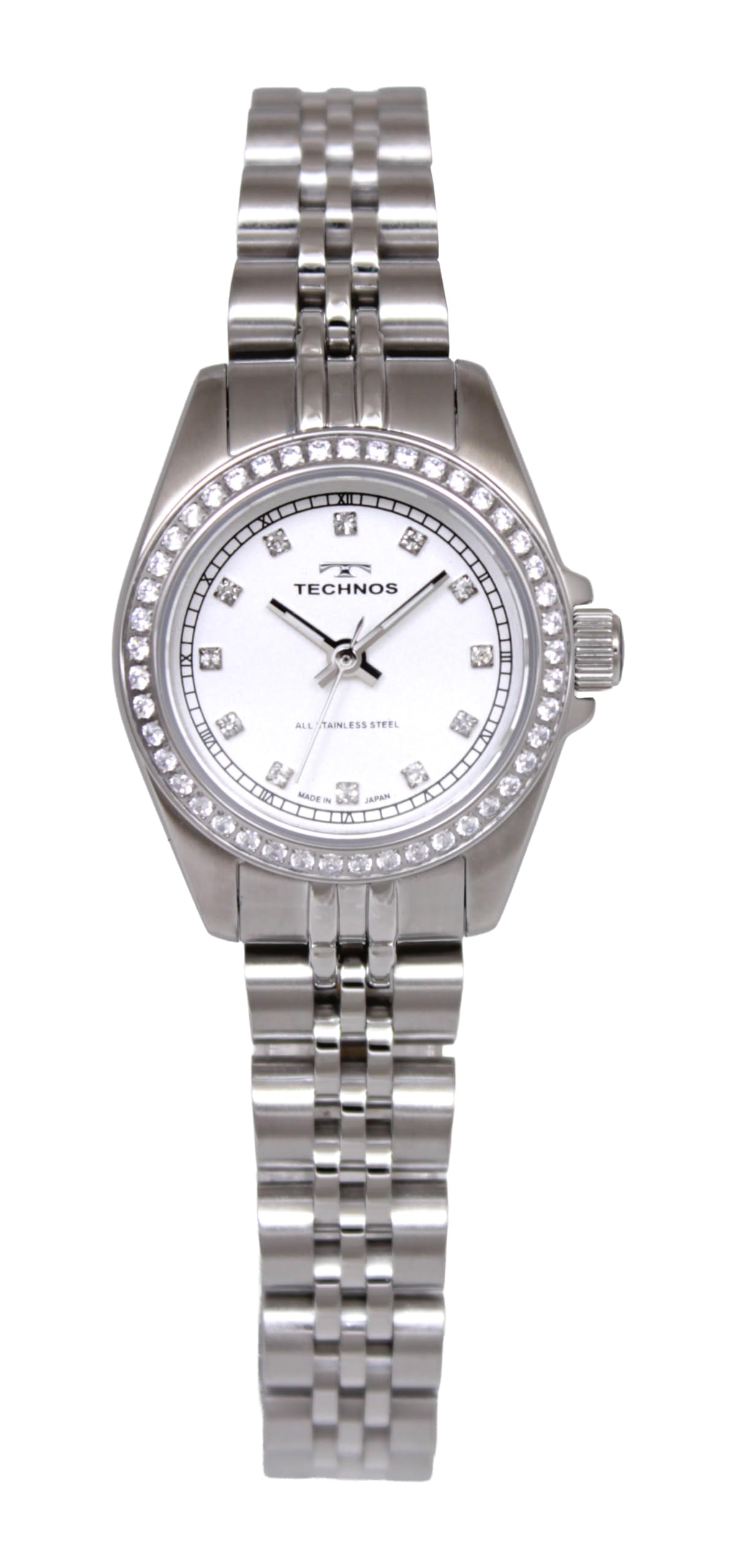 

Часы Technos Pave, Сделано в T9936SW, Япония, белый
