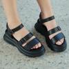 Elizabeth Stewart Soft Leather Chunky Platform Sandals Ebal147315