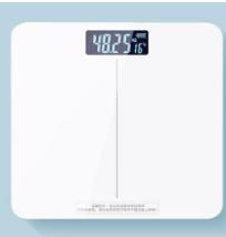 Digital Bathroom Scale Highly Accurate Body Weight Scale With Lighted LED Display Round Corner Design Weight Scale