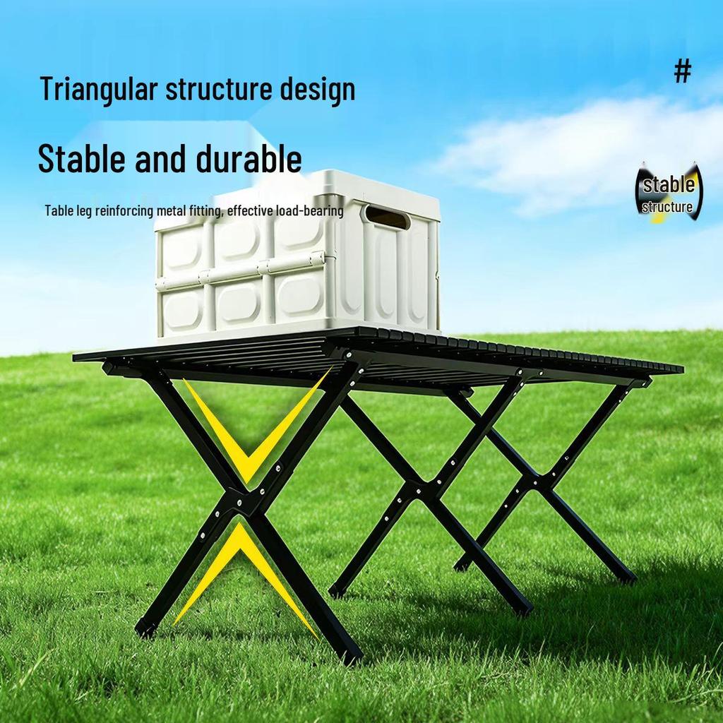 Portable Ultra-light Folding Camping Table and Chair Set for Outdoor Picnics and Barbecues