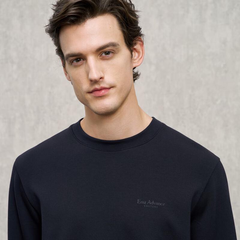 EMZ Erdos Men's Round Neck 7A Antibacterial Thermal Sweatshirt