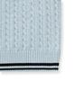YALE Cable Knit Sleeveless_Blue Gray