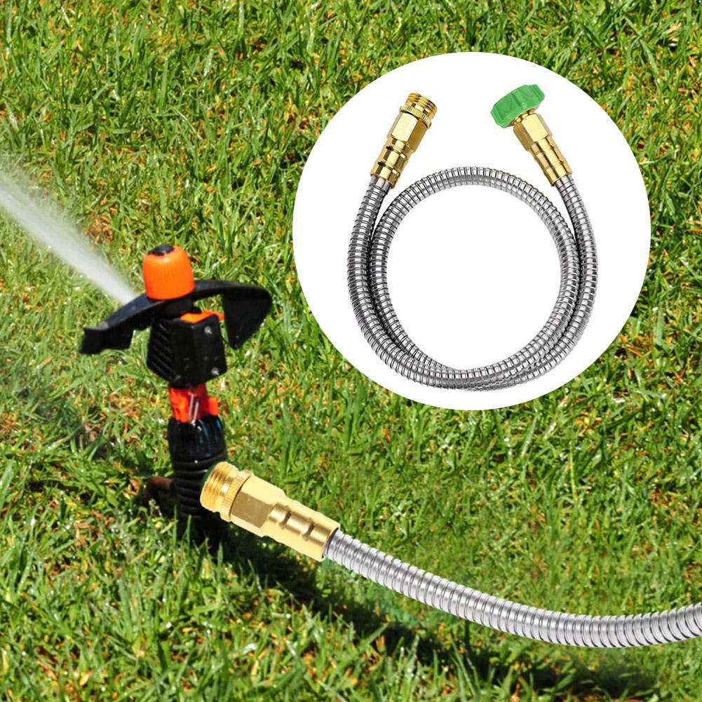 Stainless Steel Braided Hose Hot And Cold Water Pipe Faucet Toilet Garden Connection Pipe Connection Water J2N0