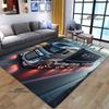 truck Retro printed carpet Living room bedroom carpet non-slip carpets Yoga mat Outdoor carpet kawaii rug