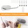 Tumbler Lid Organizer Space Saving Cup Lid Organizer Hook Self-Adhesive Drilling Tumbler Lid Storage Kitchen Organizer Storage
