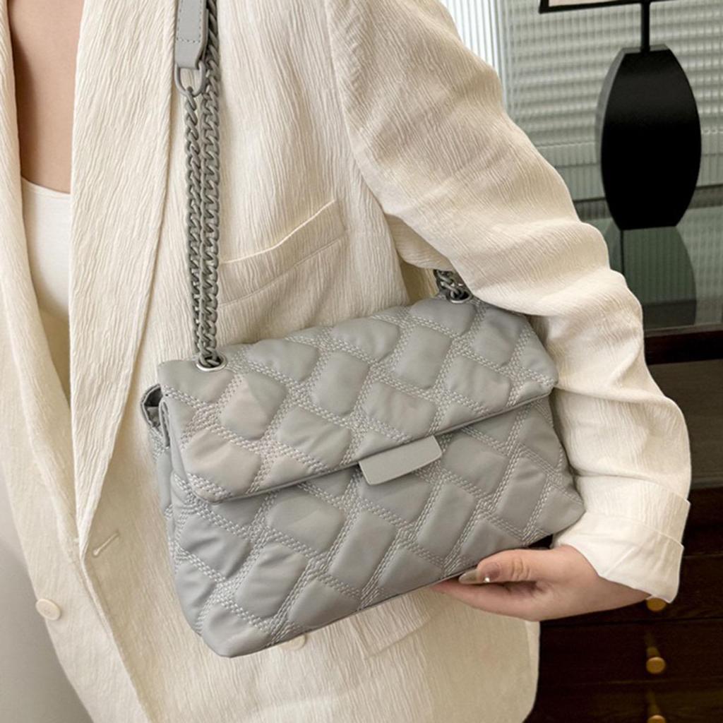 Damestas van KG Sewing Fashion met ketting, schoudertas, crossbodytas van PU-leer.