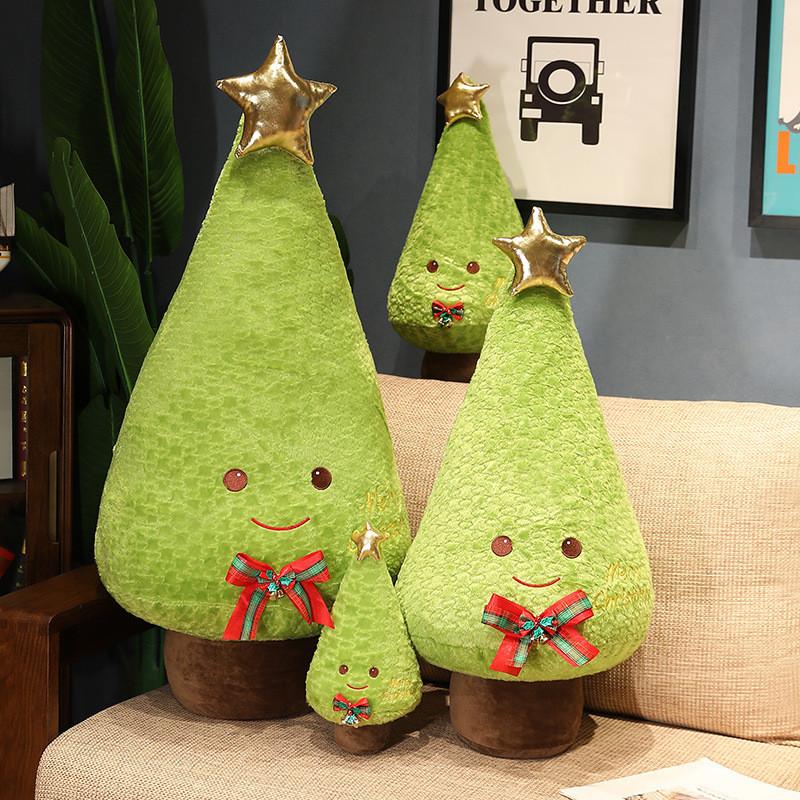 Plush Christmas Tree Toy Cartoon Stuffed Doll Bedroom Decoration Kids Gifts