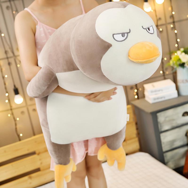 Soft Fat Penguin Shark Plush Toy Stuffed Cartoon Sea Animal Doll Fashion Pillow Kids Baby Girls Christmas Birthday Gift