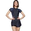 Li Ning Two Piece Swimsuit Women's Black/Ink Gray ASLT076-2