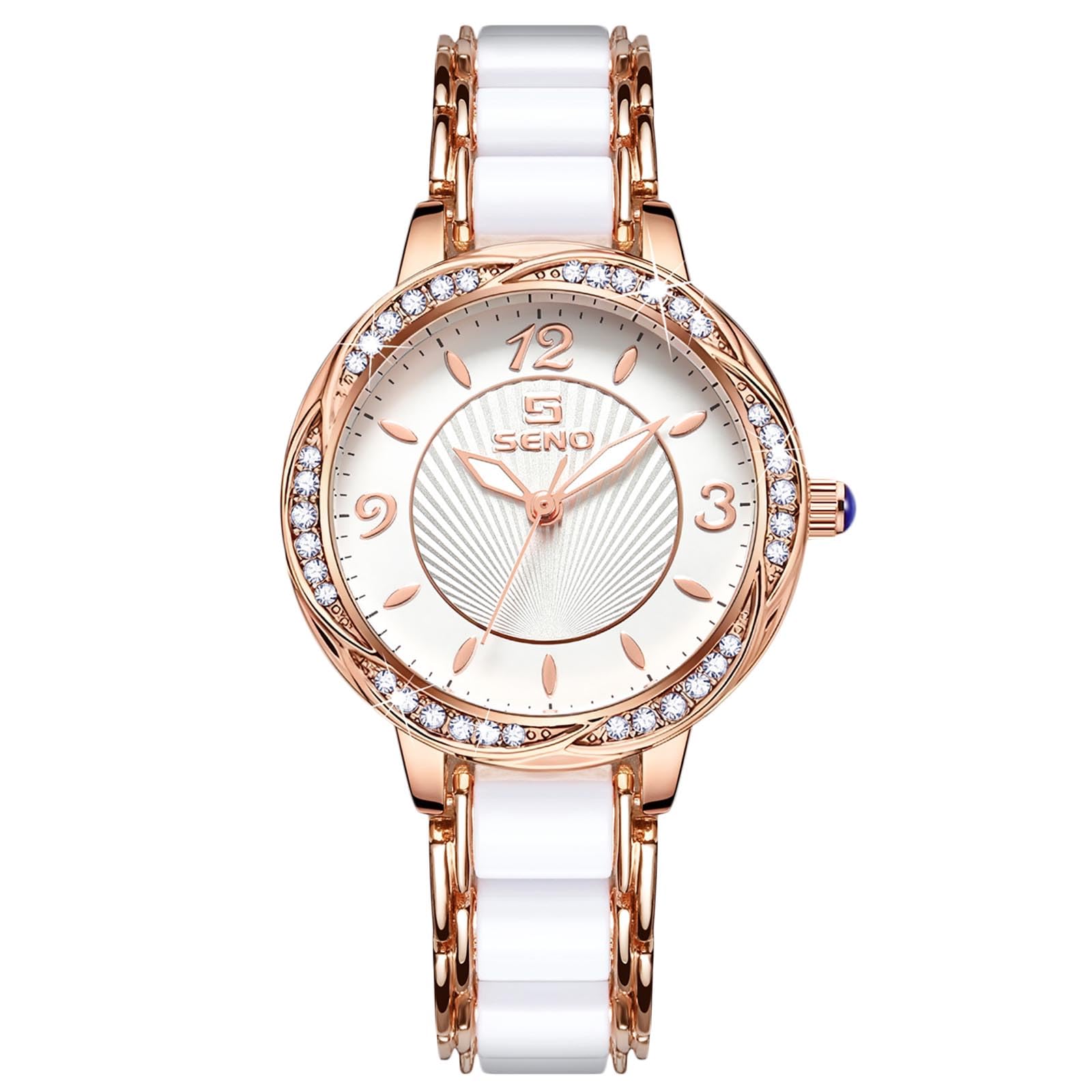 

Женские кварцевые часы RORIOS, Сверкающие, Идеально подходят для поездок на работу, учебы и повседневной носки, Простые, Стильные, Милые, Рождественский, Подарок на день рождения, Золотые