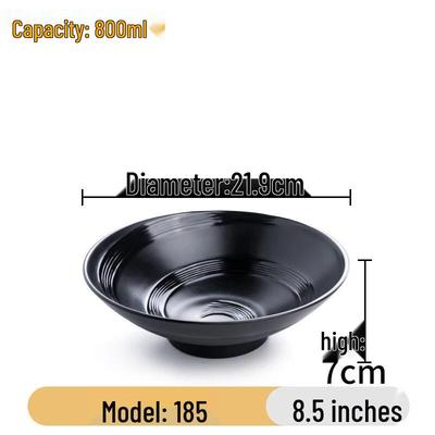 Zebian Japanese Style Melamine Ramen Bowl