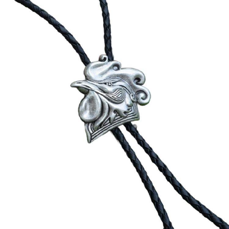 Animal Shape Pendant Bolo Tie for Man Women Bridegroom Wedding Necklace Evening Party Cowboy Necktie for Shirt Decors