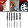 6PCS Wire Brush Drill Bore Cleaning Brush Set Stainless Steel Wire Twisted Brush