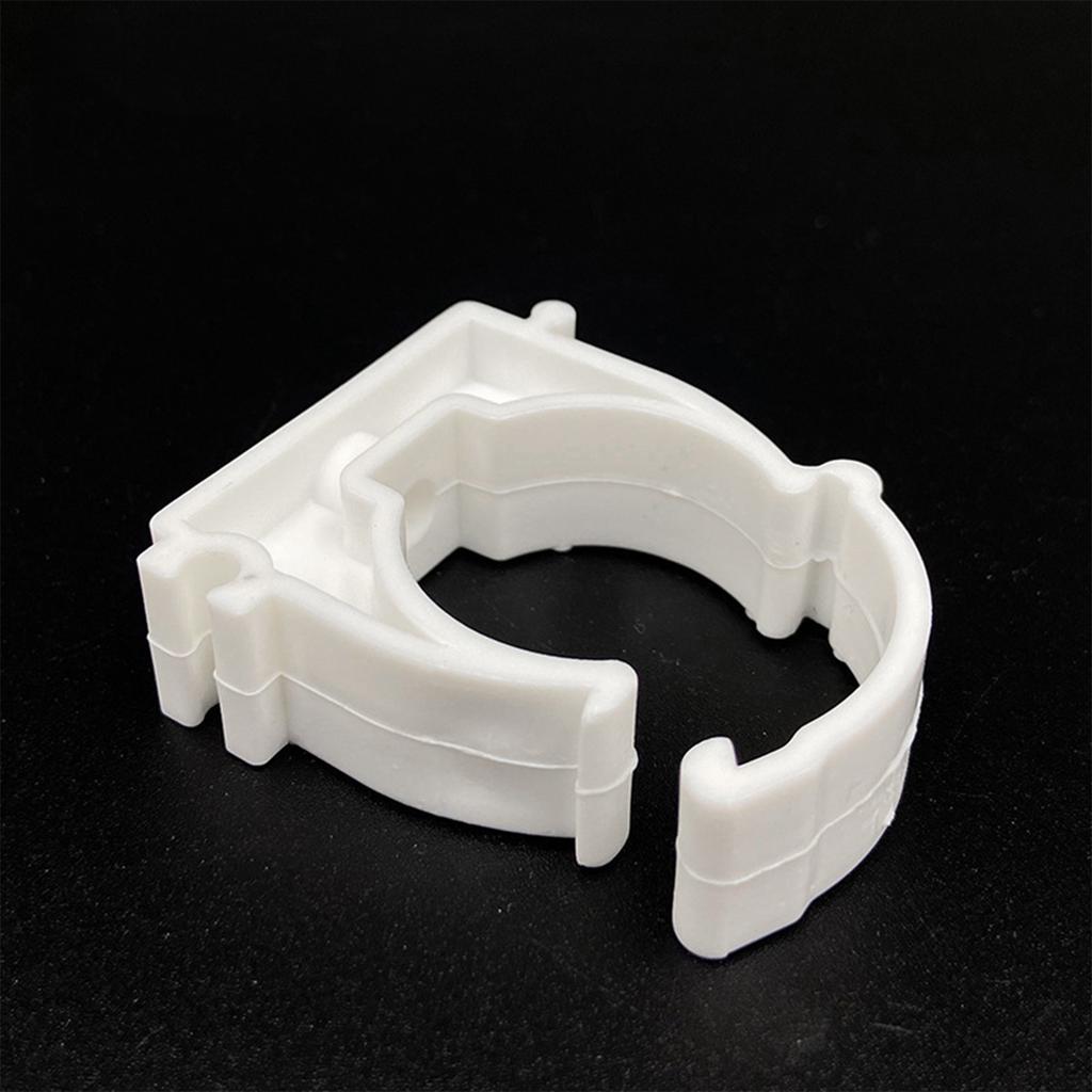 2pcs Plastic PPR Clamp Fixing Clip Water Pipe and Tube Hose Support Clamp Plastic U-Shaped Pipe Clamp with Fixing Clip