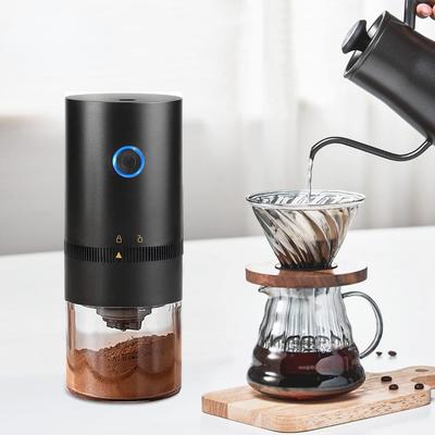 Elektrický mlýnek na kávu Automatický mlýnek na kávová zrna Přenosný espresso kávovar pro domácí cestování v kavárně USB dobíjecí