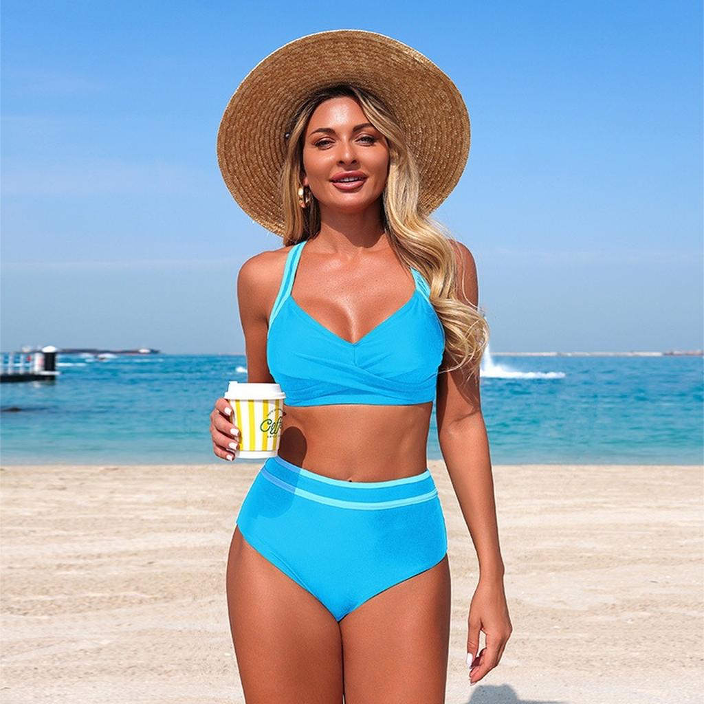 Women's Fashionable And Sexy Two-piece Nylon Swimsuit