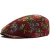 Women Bohemian Beret Fashion Print Flowers Female For Newsboy Cap Casual Vintage Men Visor Flat Hat Unisex Spring Autumn Berets
