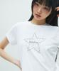 LALAFOX Lala Star Hotfix T-Shirt White White Br2Ch028