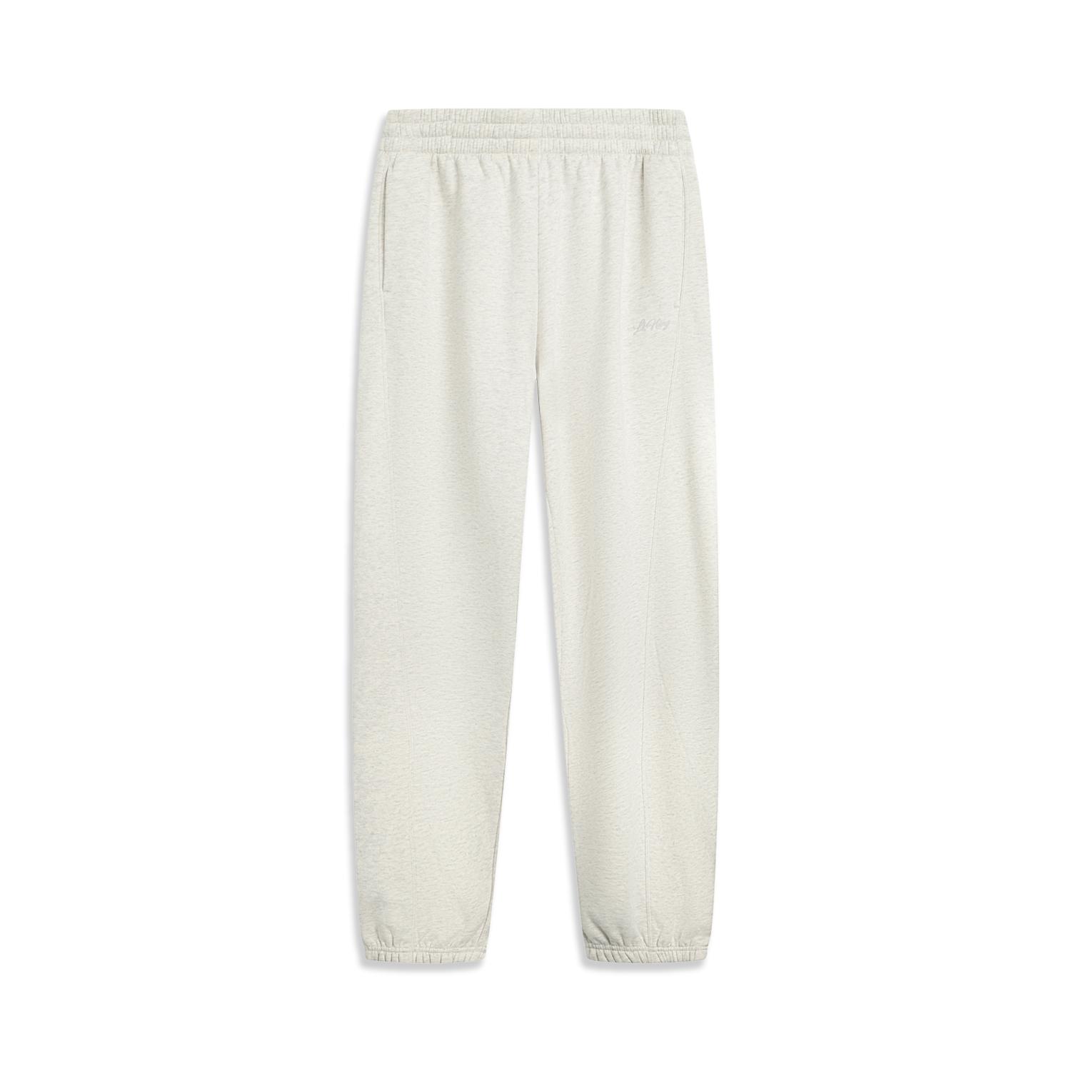 

Серия спортивного стиля Li Ning Свободные Вышитый логотип Удобные Повседневные Универсальные Вязаные спортивные штаны Женские штаны AKLVA06-5 XXL