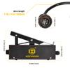HZXVOGEN Pedală de picior cu 5 pini pentru sudură TIG, Pedală de control Amp pentru mașini HBT250P/HVT250P AC/DC, Control torță, Valoare rezistență 10K
