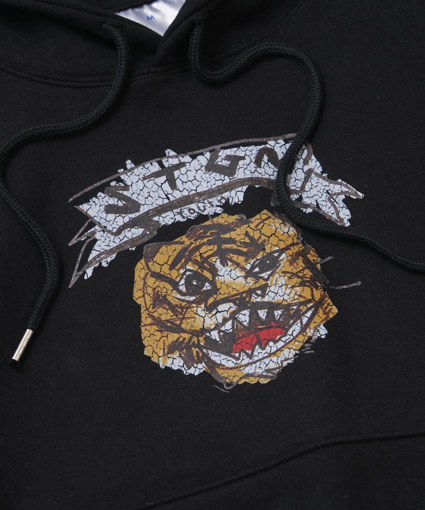 [Stgm Youth] Tiger Crop Hoodie Blk