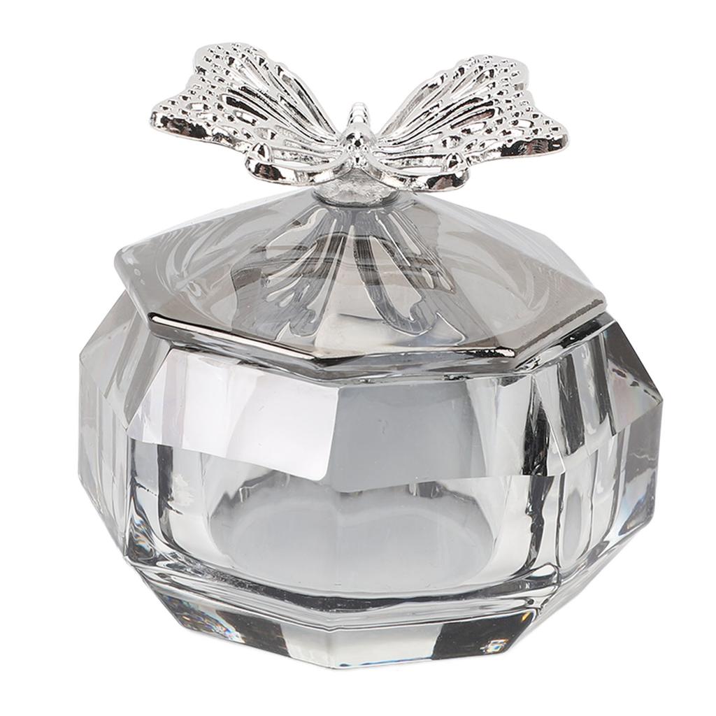 Tazza per Nail Art in Vetro Trasparente Tazza Dappen per Nail Art Multifunzionale a Grande Capacità