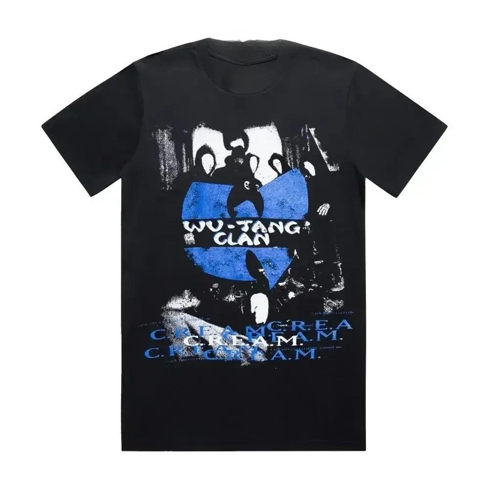 2026 Wu Tang Tour Cotton Tshirt Fans Gift Summer Cotton Round Neck Casual Increase Urban Sports Retro Street Clothing Y2k Style S