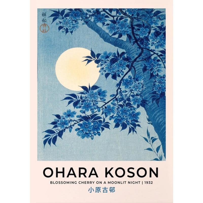 Japanese Wall Poster Vintage Japanese Fine Art Poster Ohara Koson Katsushika Hokusai Prints Canvas Painting Wall Art Decoration