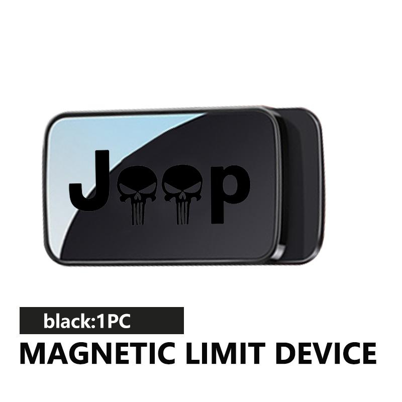 EPY1 Car Logo Seat Belt Magnetic Stabilizer Decorative Accessories For Jeep Cherokee Patriot Liberty Wrangler JK JL Commander