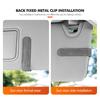 Suede Car Sun Visor Magnetic Holder Glasses Ticket Double Clip For Citroen C5 C1 C2 C6 C4L DS3 DS4 DS5 C-Elysee Grand Berlingo aje256
