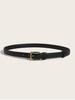 New Korean Style Retro Thin Western Belt For Women With Alloy Buckle