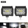 1/2Pcs 7 Inch Bar Light 4 Rows Work Light Combo Beam for Driving Offroad Boat Car Tractor Truck 4x4 SUV 12V 24V Headlight