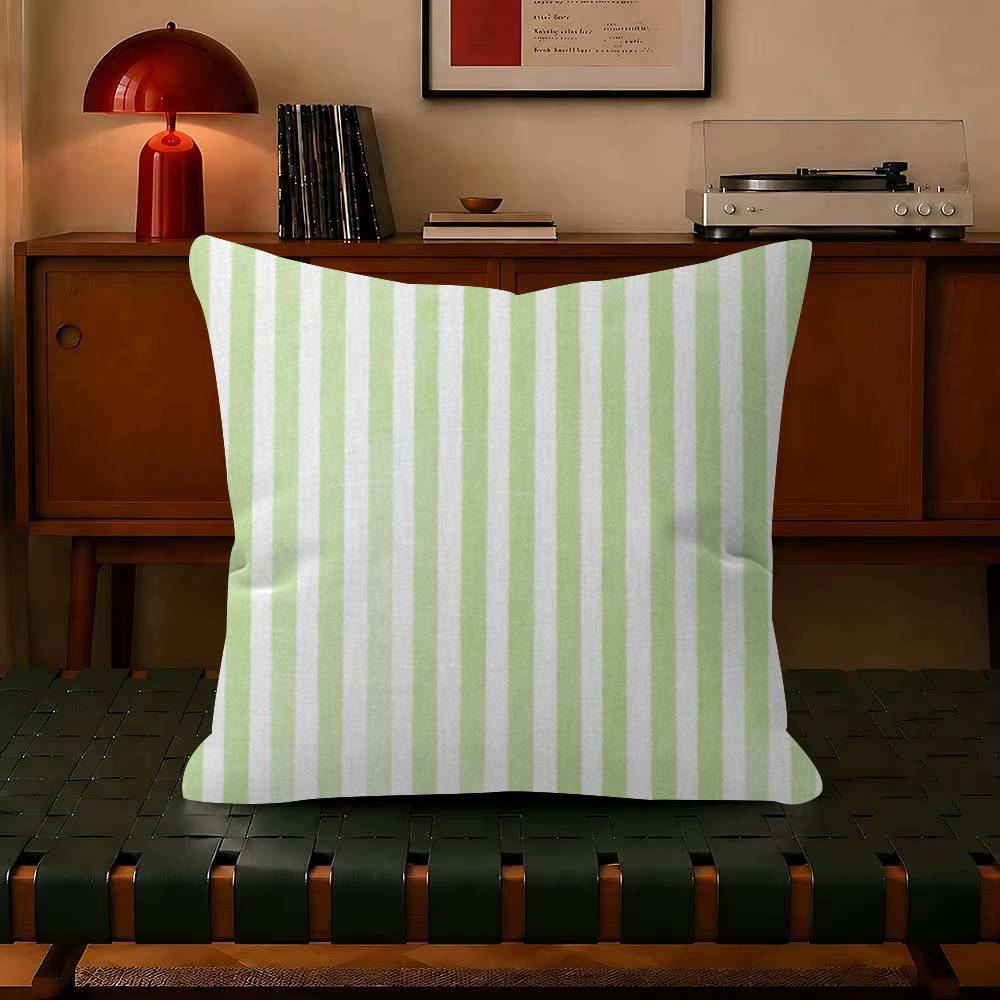 Solid Color Stripes Beauty Cushion Cover Pillowcase Upholstery Sofa Throw Pillow Home Decor Pillowcas