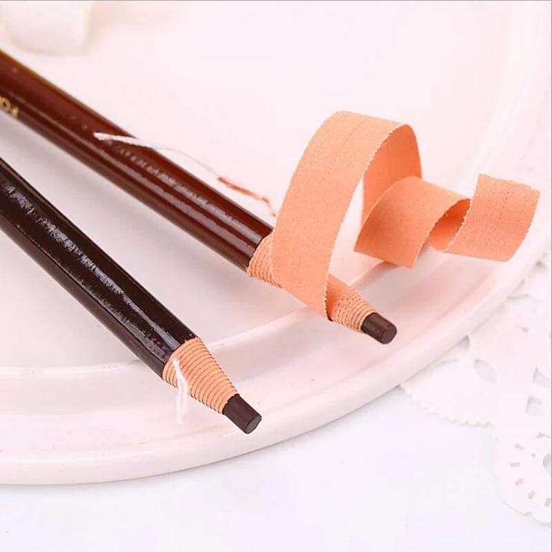Women Waterproof and Smudge-free Eyebrow Pencil Professional Makeup Artist Eyebrow Pencil Easy-to-apply Pull Wire Eyebrow Pencil