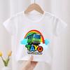 Tayo the Little Bus Print Kids T-shirt Children's Clothes 2026 Summer Cartoon Cute Baby Girls Clothing Boys Short Sleeve T Shirt