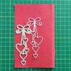 Heart Macrame Cutting Dies DIY Stamps Crafts Template Mold Stencils for Embossing Scrapbooking Photo Album