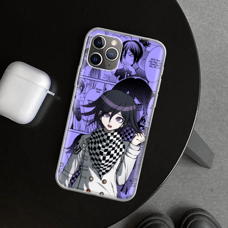 Danganronpa Kokichi Ouma Phone Case Cover for iPhone 11 12 13 Mini 14 15 Plus 16 Pro Max 17 Air 7 8 + SE Art Customized Fundas 1