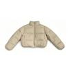Womens Short Puffer Coat KENDALL Style Thick Warm Zip-Up Cotton Jacket Fashion Casual Outerwear